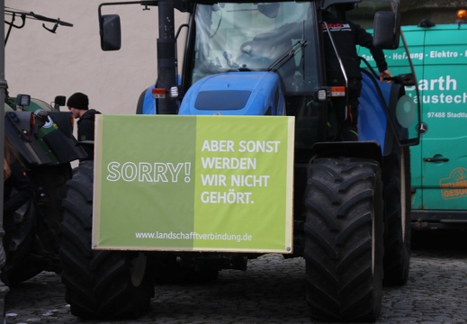 Traktor sagt Sorry